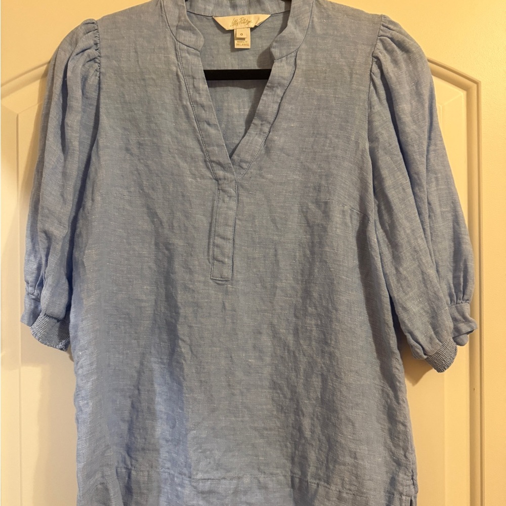 Lilly Pulitzer Maleigh Linen Top